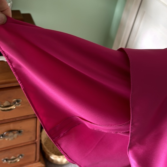 NWT David's Bridal Size 8 Satin Tea Dress - Picture 4 of 12